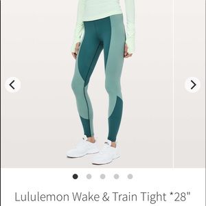 Lululemon Wake & Train 28” Legging